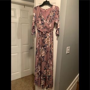 Long Sleeve Maternity Dress